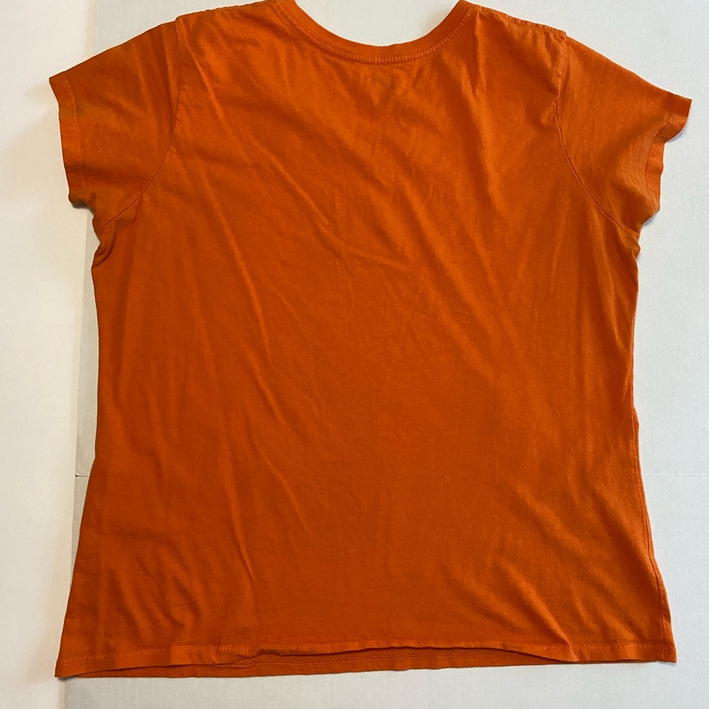 Orange Owl Graphic Women's Short Sleeve‎ Tee - *please read notes* - Picture 2 of 16